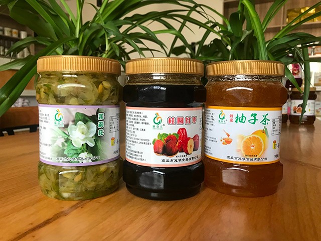 茉莉花花茶、桂圓紅棗花茶、柚子花茶